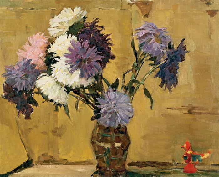 unknow artist Asters oil painting picture